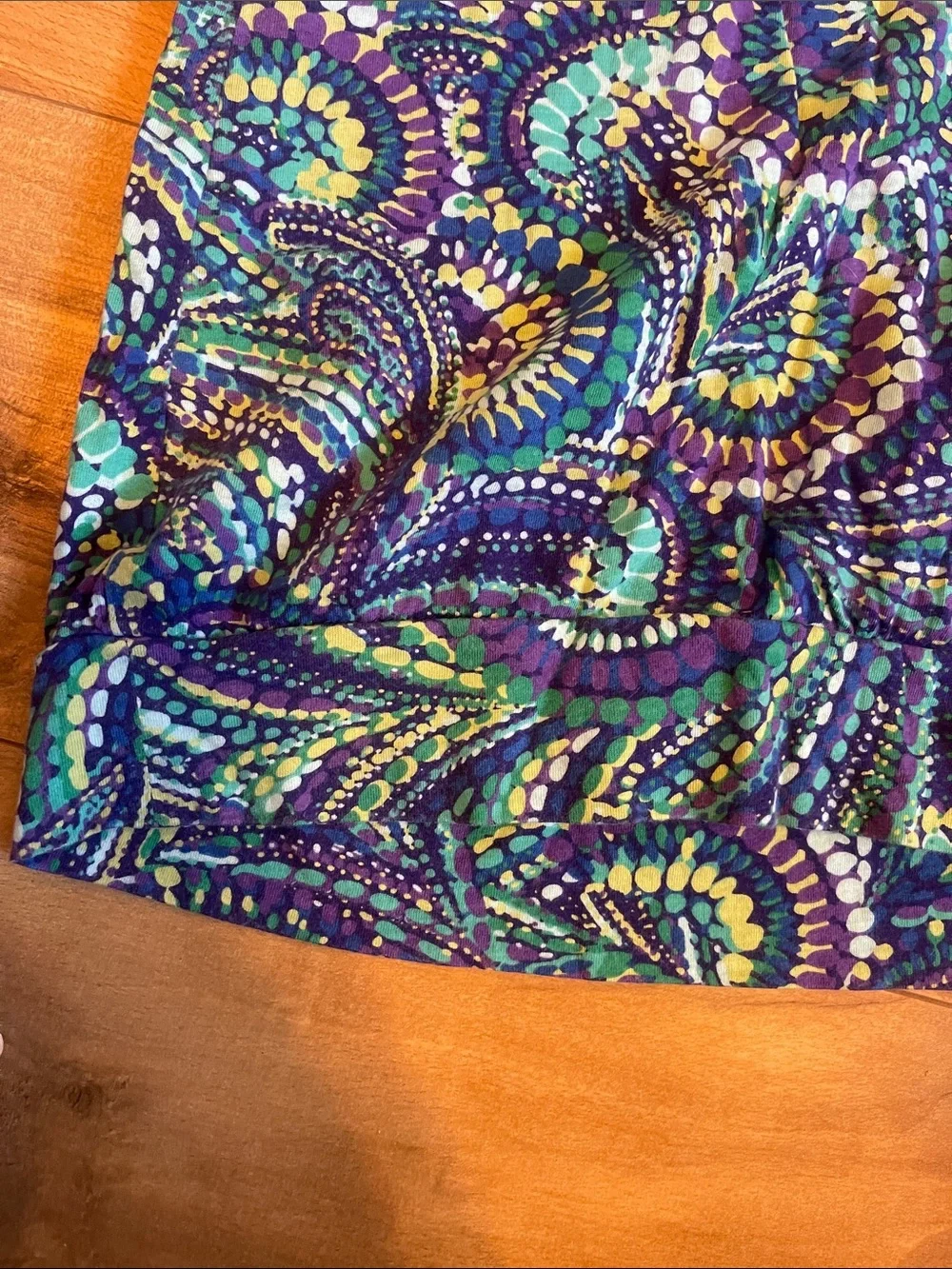 GAP Blue, Teal & Purple Paisley printed summer tank